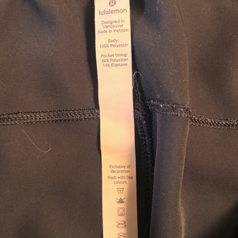 Lululemon Black Drawstring Pant - Picture 4 of 8